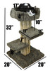 Premier Cat Play Tree-measurements