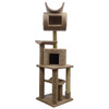 New Cat Condos 6 Foot Tall Playstation Cat Tower -Brown