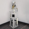 New Cat Condos 6 Foot Tall Playstation Cat Tower - Gray