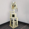 New Cat Condos 6 Foot Tall Playstation Cat Tower - Beige