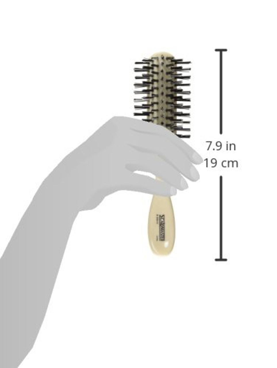 Scalpmaster Nylon Bristle Brush Nylon Bristle Salon Brush Hair