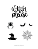witch please artwork for ikonart custom stencil kit witch please artwork for ikonart custom stencil kit