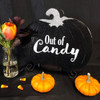 out of candy custom halloween sign out of candy custom halloween sign