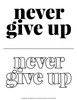 teresa collins stencil never give up free svg teresa collins stencil never give up free svg
