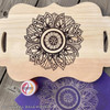 Torch paste wood burning ikonart mandala stencil Torch paste wood burning ikonart mandala stencil