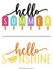 hello summer svg hello sunshine svg ikonart reusable stencil making kit