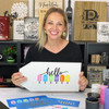 hello summer svg hello sunshine svg ikonart reusable stencil making kit