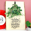 christmas wishes holiday wishes mistletoe kisses free svg ikonart stencil