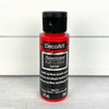 decoart americana multi surface satin acrylic paint lipstick red