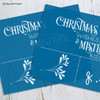 christmas wishes mistletoe kisses free svg ikonart stencil kit