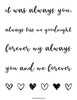 forever my always kiss me goodnight always you free svg for ikonart stencil kit