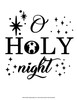 o holy night free svg christmas ikonart stencil kit