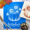 october is my favorite color free svg pumpkin sunflower ikonart stencil kit