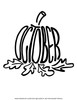 hand drawn october pumpkin free svg ikonart stencil kit