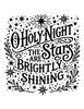 o holy night the stars are brightly shining free svg for ikonart stencil kit o holy night the stars are brightly shining free svg for ikonart stencil kit