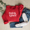 hugs and kisses free svg for valentines day shirt with ikonart stencil kit