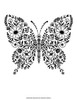 floral butterfly free svg spring design for ikonart stencil kit