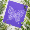 floral butterfly free svg spring design for ikonart stencil kit