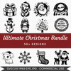 christmas in july art svg bundle ikonart stencil
