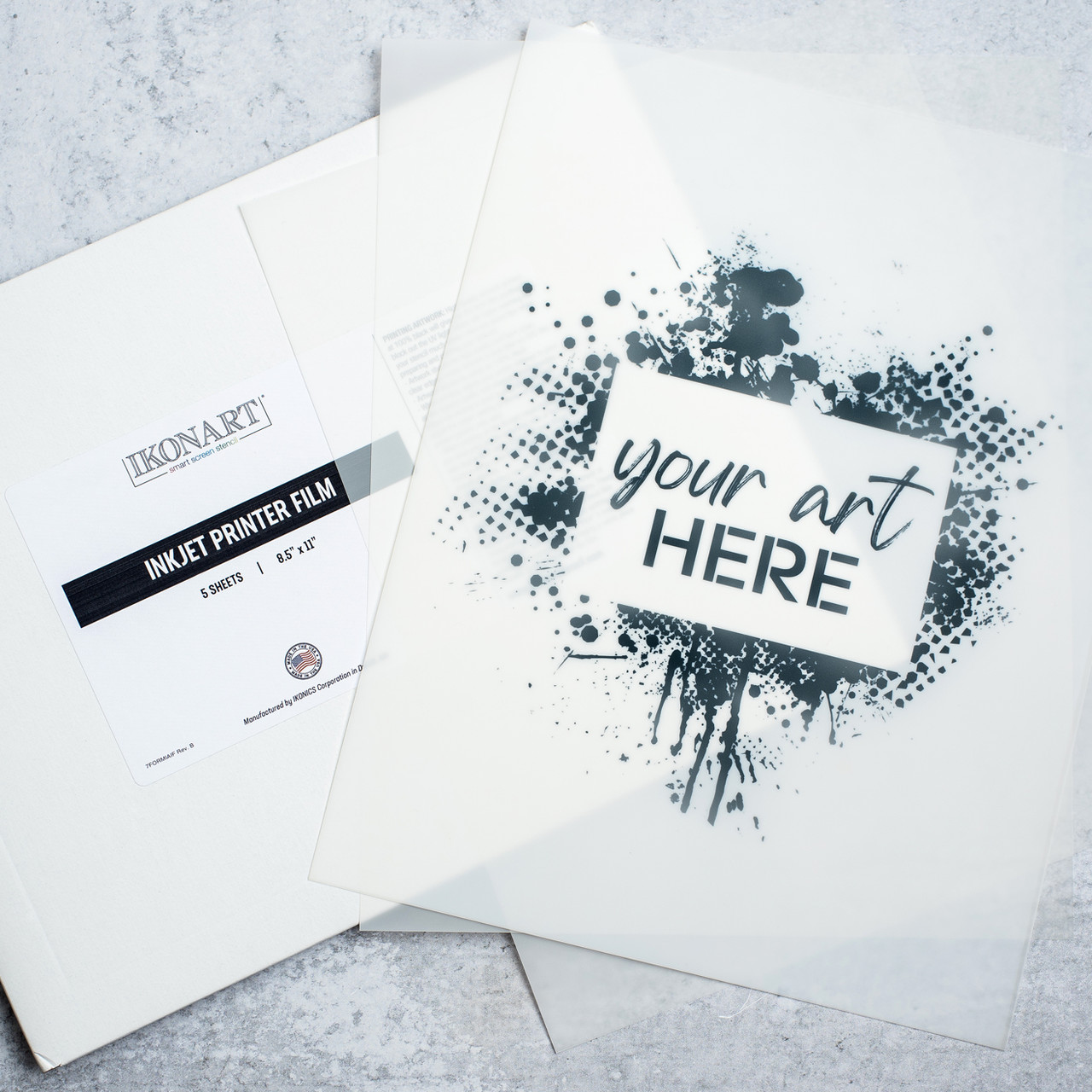 Inkjet Printer Film for Ikonart Custom Stencils inkjet-printer-film-for-ikonart-custom-stencils