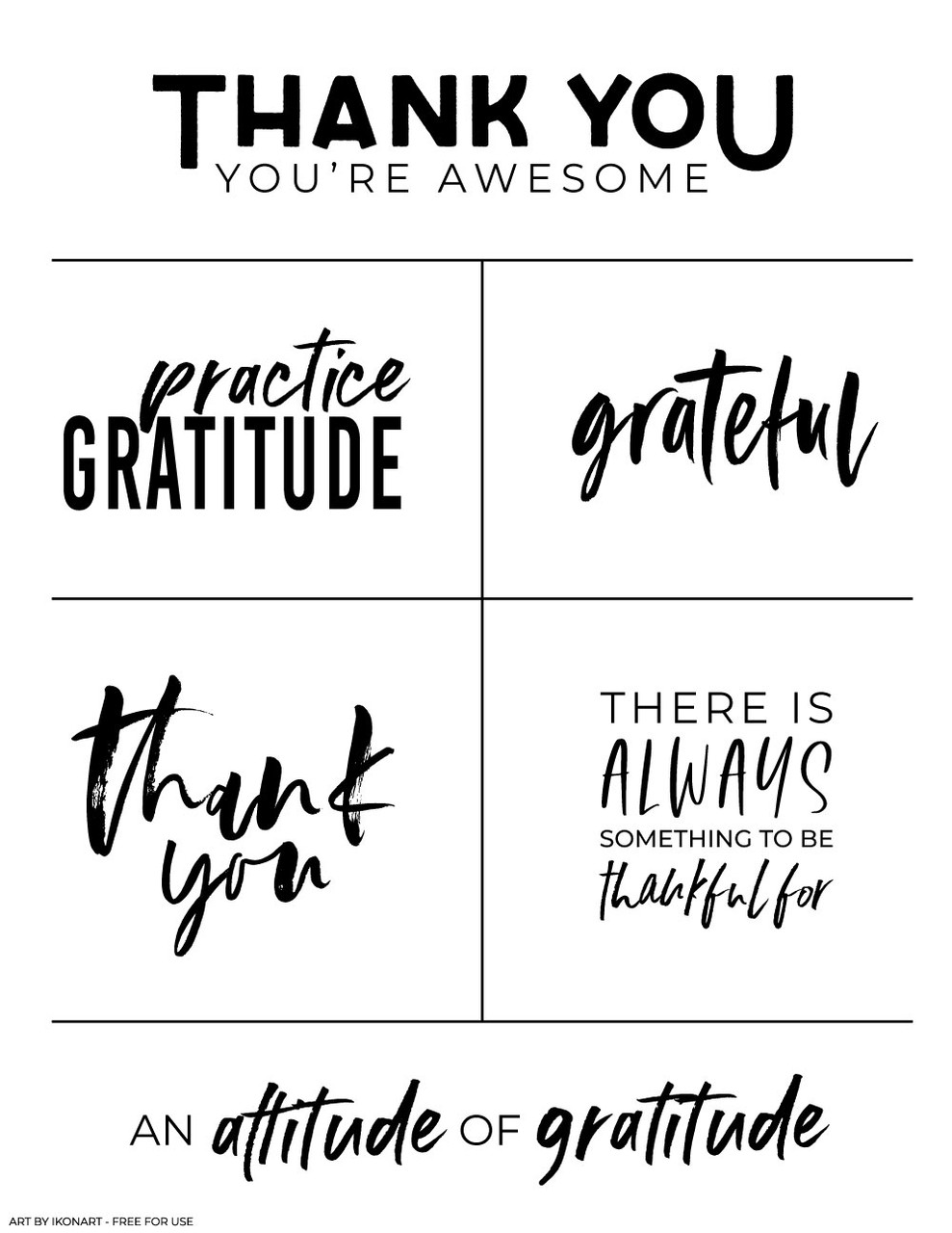 Download Thank You Grateful Gratitude Free Artwork For Ikonart