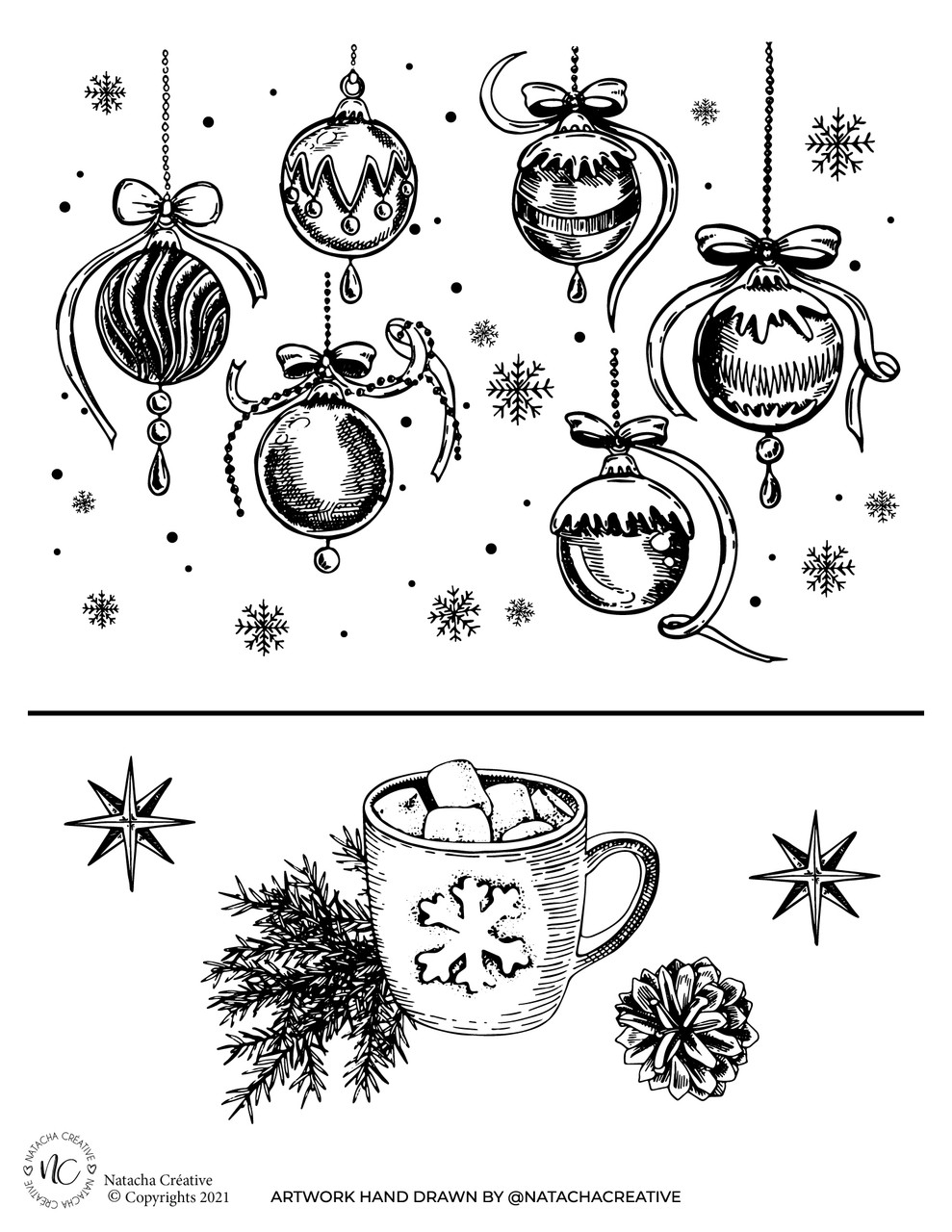 Creative Christmas PNG Image, Creative Christmas, Christmas Drawing,  Christmas Sketch, Snowman PNG Image For Free Download