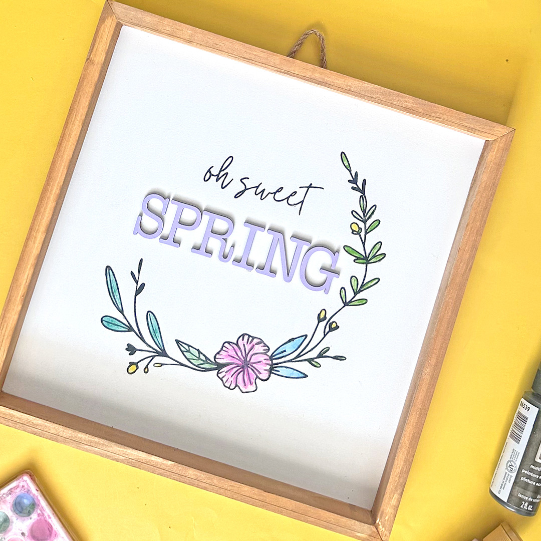 Sweet Spring Designs Oh Sweet Spring Wreaths SVG | Ikonart Stencil