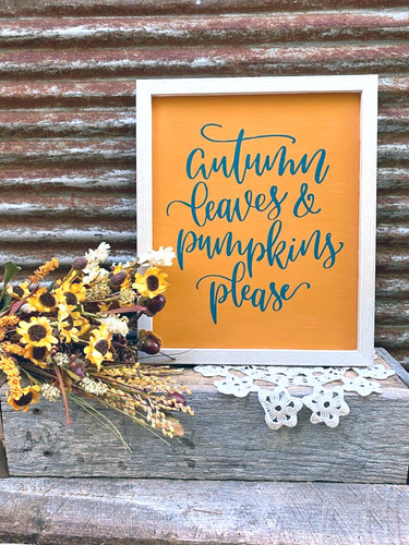Autumn Leaves and Pumpkins Please free svg artwork