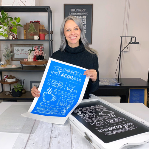 hot cocoa bar free svg ikonart stencil kit
