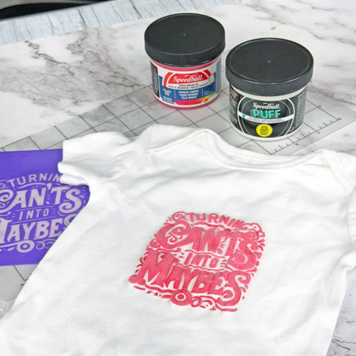 turning cants into maybes free svg with puff ink and ikonart stencil