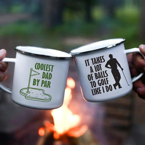funny golf mugs for dad diy ikonart stencil kit