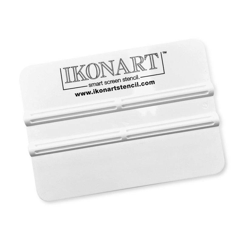 Black Silicone Squeegee for Ikonart Stencils