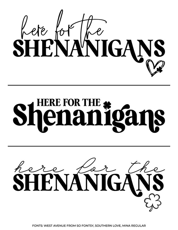 here for the shenanigans free svg for ikonart stencil kit