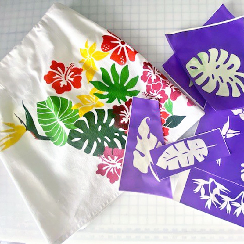 How To Make Custom Fabrics With Ikonart - Ikonart Stencil