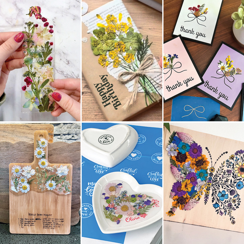 6 Ikonart Projects to Make with Pressed Flowers