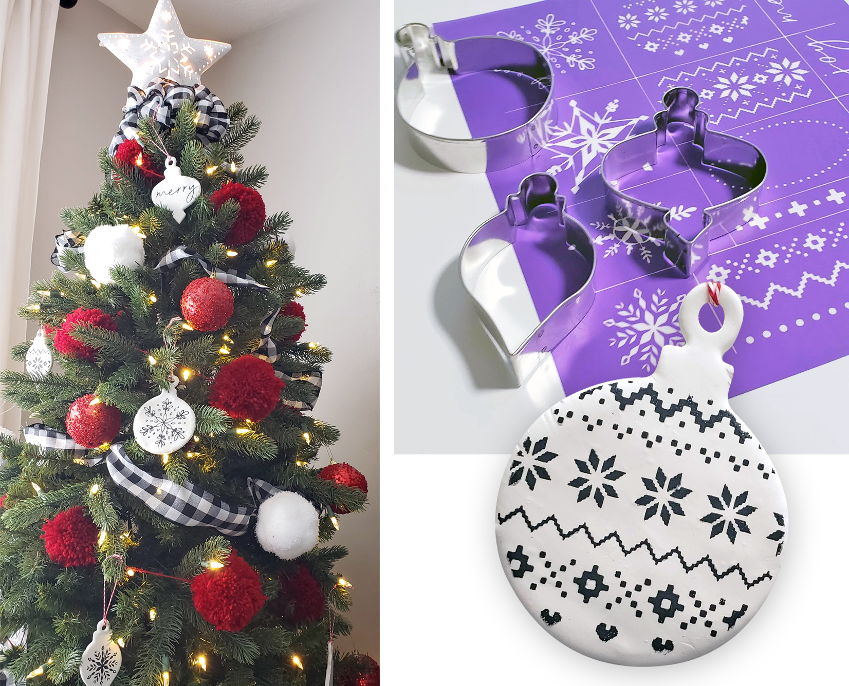 Clay Ornaments with Ikonart