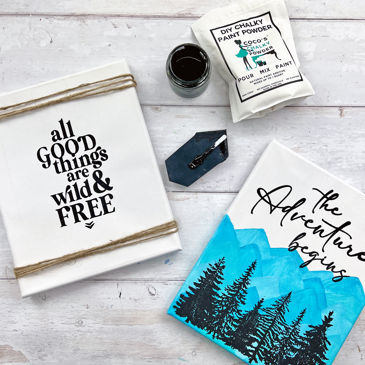 How To Stencil On Canvas With Ikonart