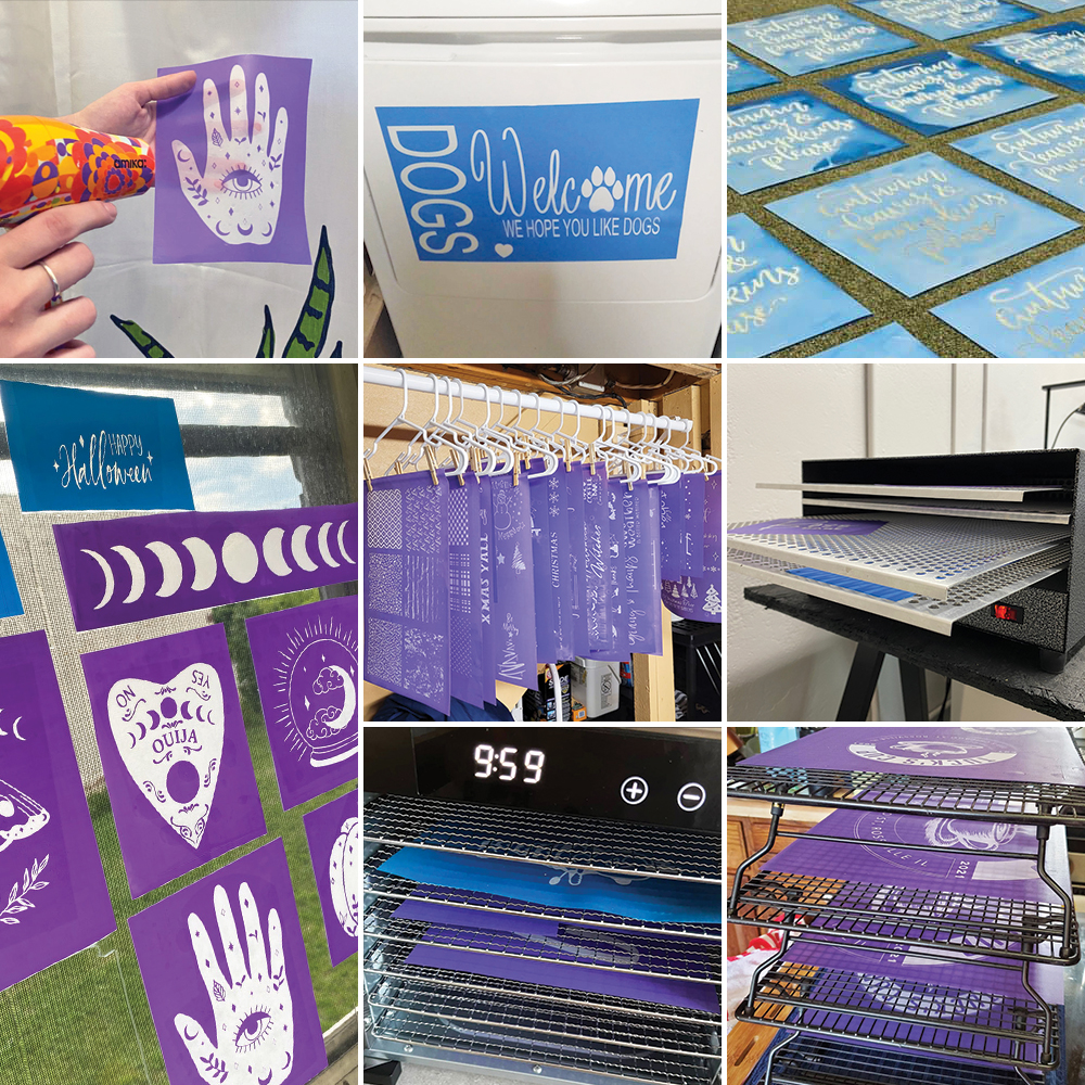 How To Dry Ikonart Stencils