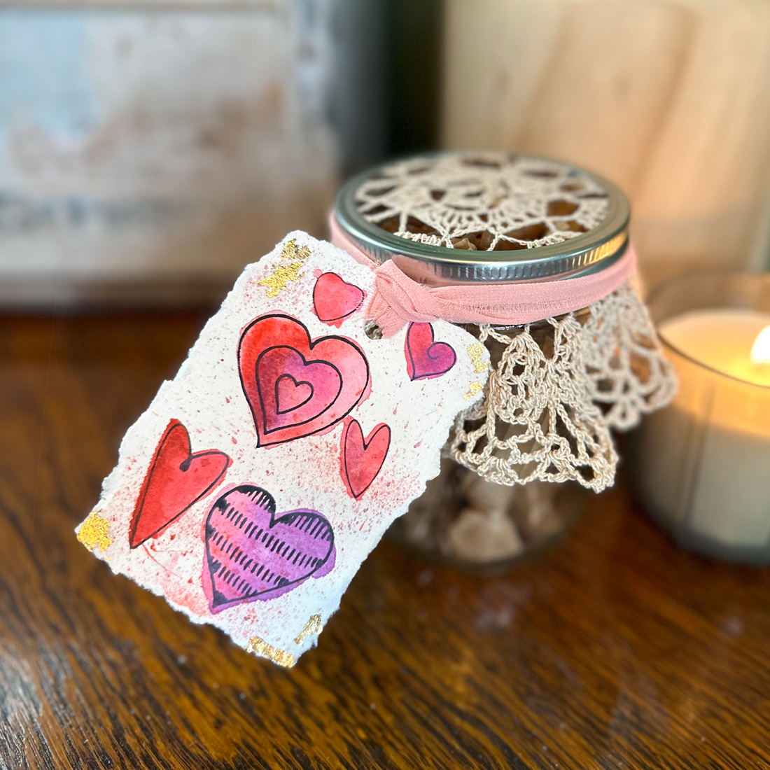 Crafting Love: Handmade Gift Tags with Ikonart Stencils