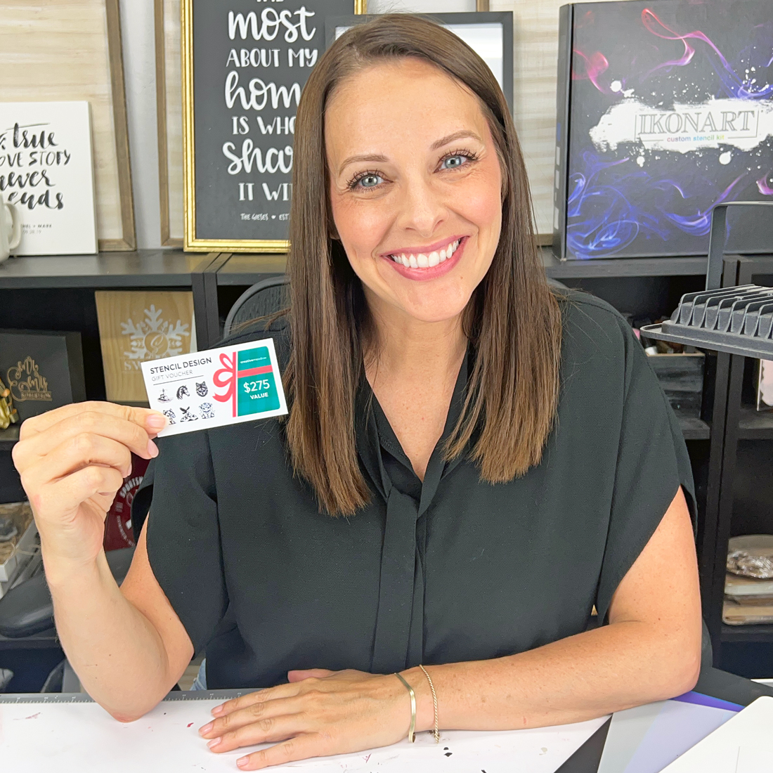 Creative Meadow: Free Artwork Included with Ikonart Custom Stencil Kits