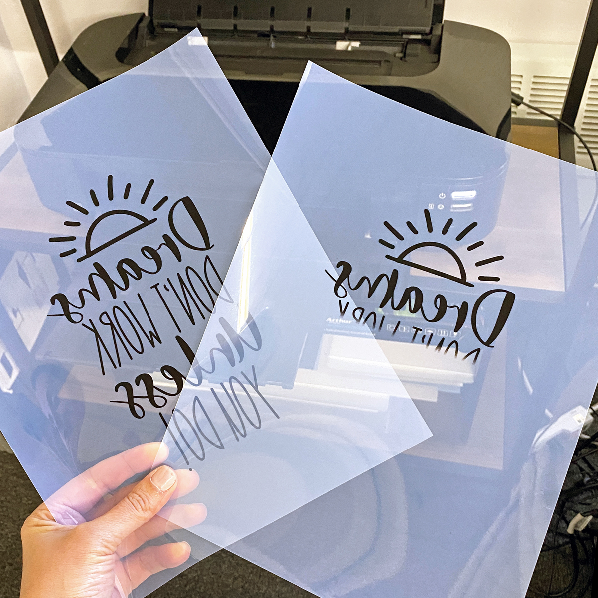  Customer reviews: Inkjet Printable Window Cling - 8.5 x 11  inches - 2 Pieces