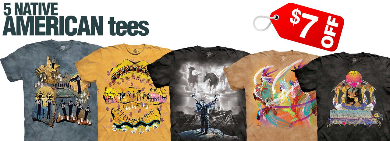 $7 OFF 5 Native American Designs + FREE SHIPPING*