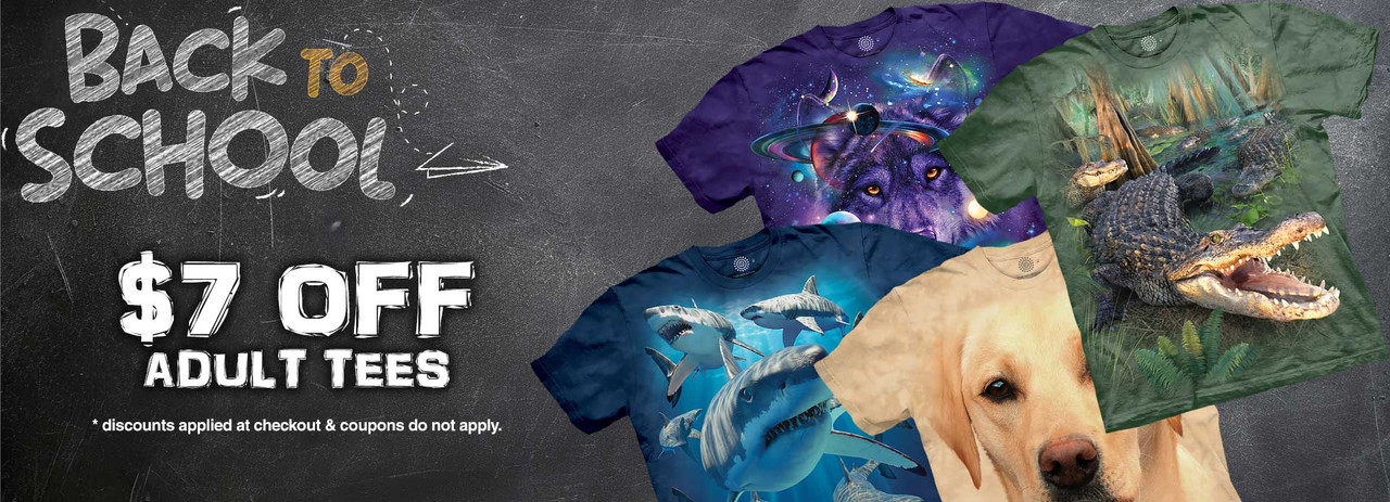 $7 OFF Adult Tees