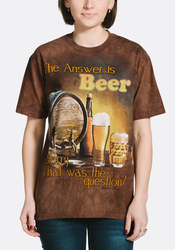 【3/7までの出品】THE MOUNTAIN (THE WHITE LABEL) Beer Outdoor Classic Cotton T-Shirt Tee