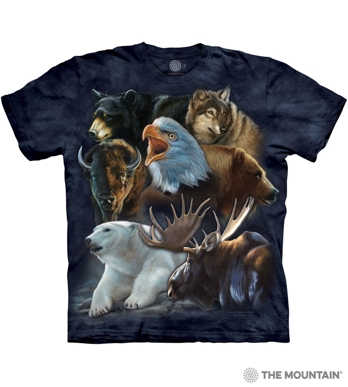 Wild Alaskan Collage Classic Cotton T-Shirt Tee