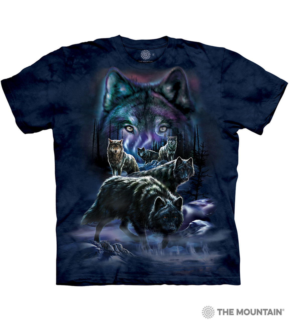 The Mountain Adult Unisex T-Shirt - Wolf Pack