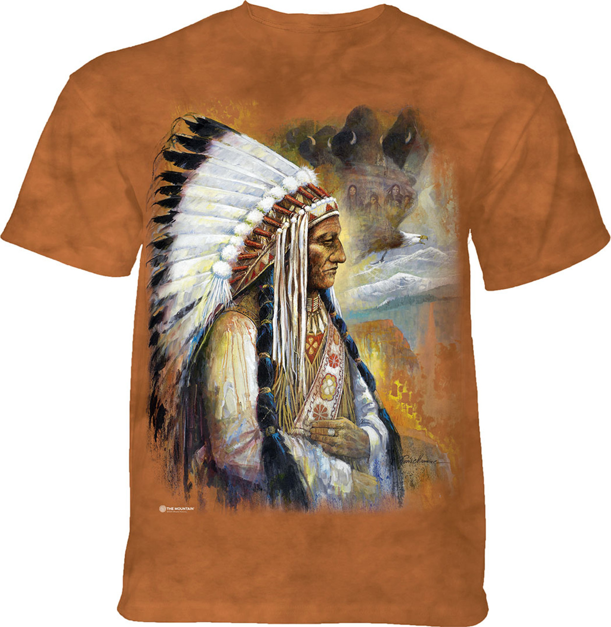 The Mountain Spirit of the Sioux Nation Classic Cotton T-Shirt