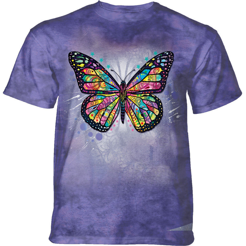Maglietta The Mountain Rainbow Butterfly Dreamcatcher - Mod. 3401 - 100% Cotone - Tutte Le Taglie
