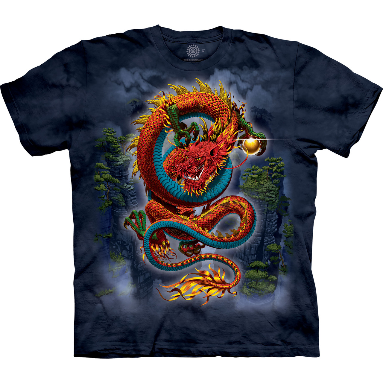 Good Luck Dragon Classic Cotton T-Shirt | The Mountain Shirts