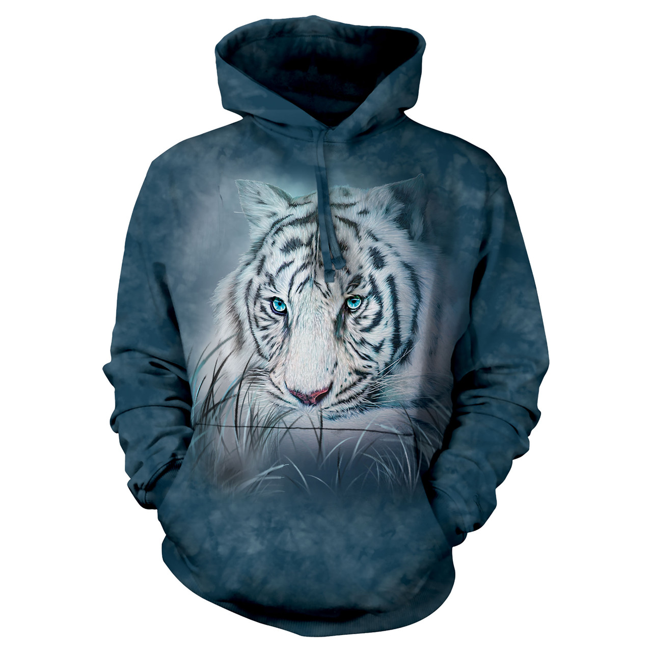 Thoughtful White Tiger Classic Hoodie Sweatshirt The Mountain Shirts